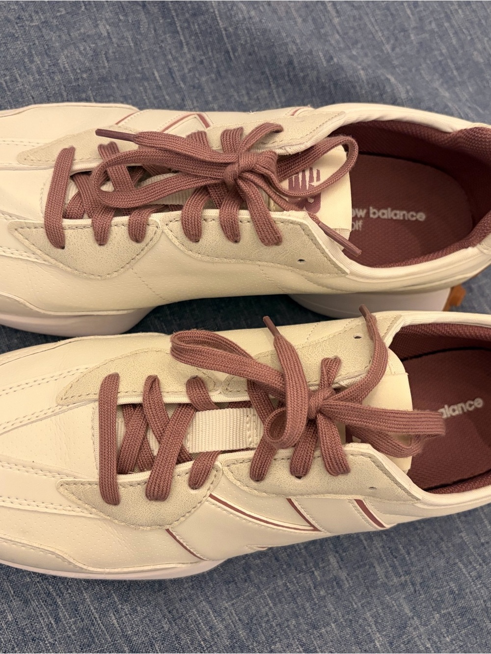 New Balance Women's Cream & Mauve Lace-Up Sneaker size 11 - Picture 7 of 15